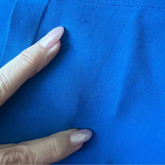 Stella McCartney Blue Shift Darted Knee Length Dress 44/10 - Picture 13 of 13